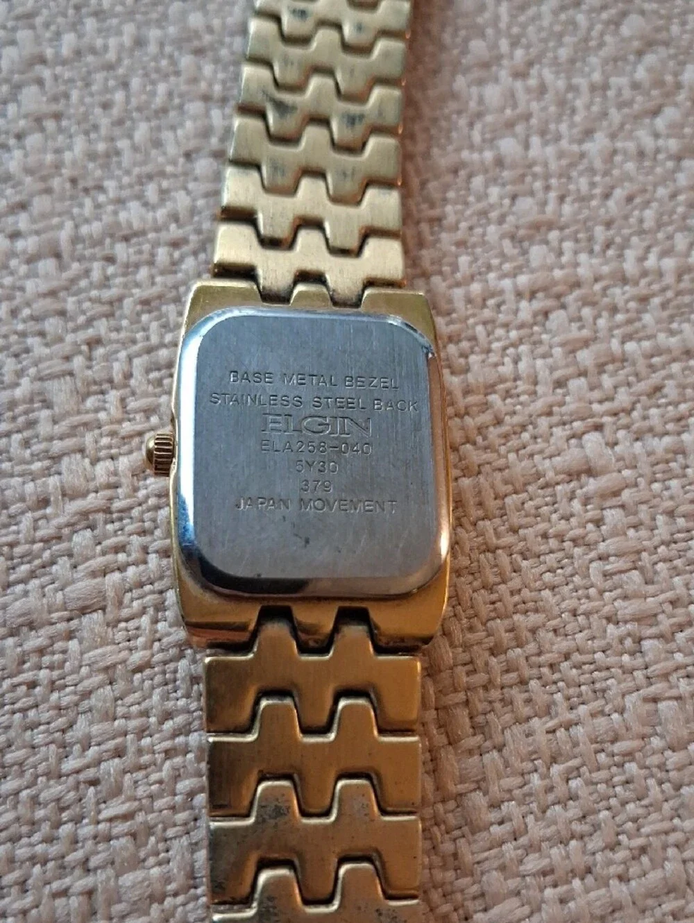 Elgin Gold-Tone Women's Stainless Steel Watch